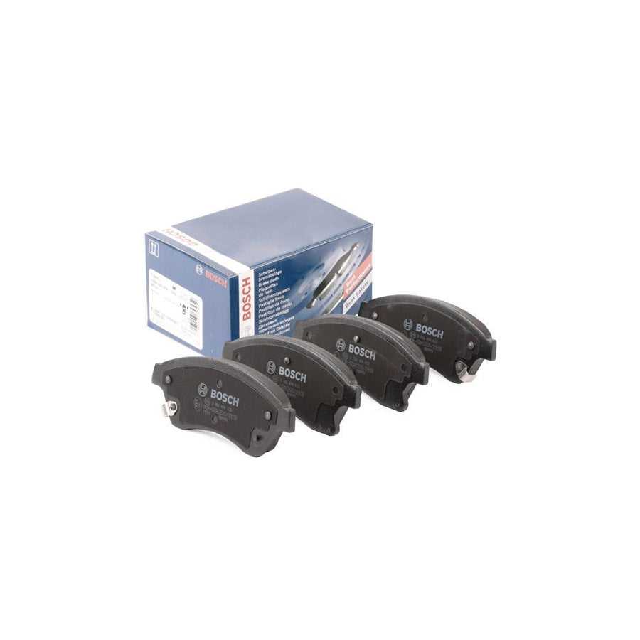 Bosch 0986494433 Brake Pad Set With Acoustic Wear Warning With Anti Squeak Plate With Mounting Manual BP1355