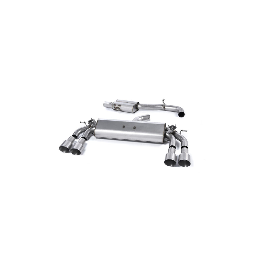 MillTek Audi 8V S3 Resonated Cat-Back Exhaust (Sportback)