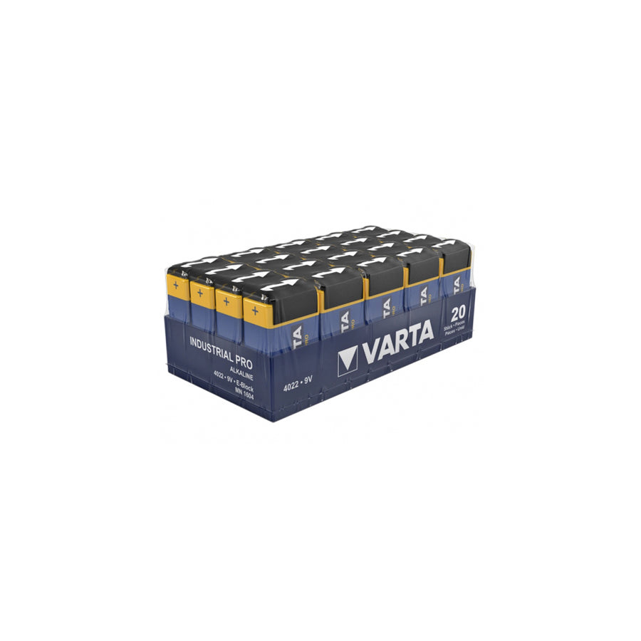 Varta Industrial 9V (Box of 20) | Duco Car Parts UK Car Parts