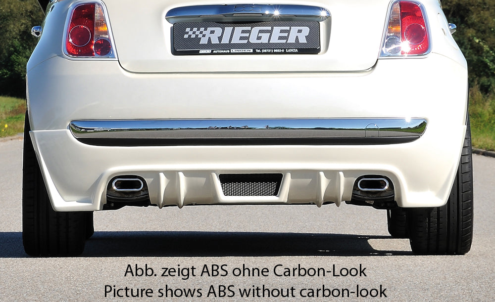 Rieger 00099163 Fiat 500 (312) Rear Diffuser