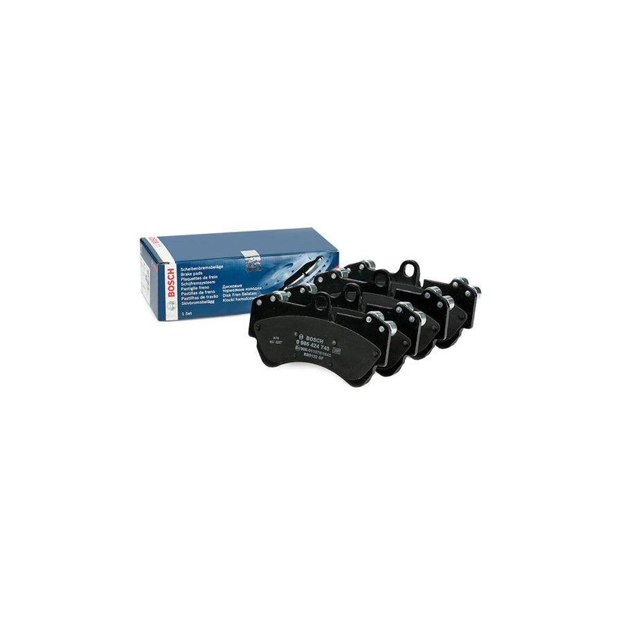 Bosch 0986424740 Brake Pad Set With Anti Squeak Plate BP449