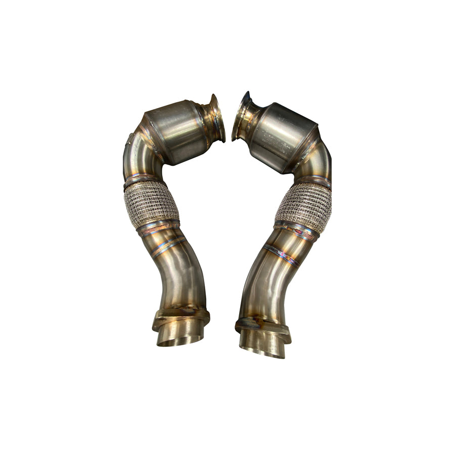 Active Autowerke BMW S63 N63 E70 E71 F85 F86 Sport Cat Downpipe (Inc. X5 50ix, X6 50ix, X5 M & X6 M)