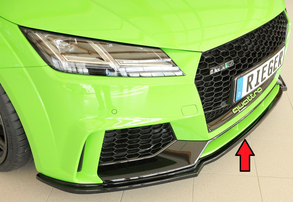 Rieger 00088174 Audi 8J1-FV 8S TTRS Front Splitter