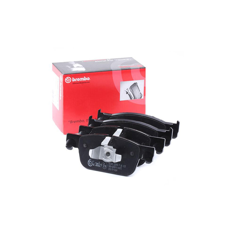 Brembo P 86 028 Brake Pad Set Prepared For Wear Indicator With Piston Clip