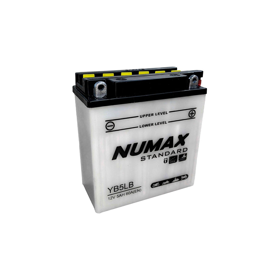 Numax YB5L-B Motorcycle Battery 12V 5Ah YB5LB