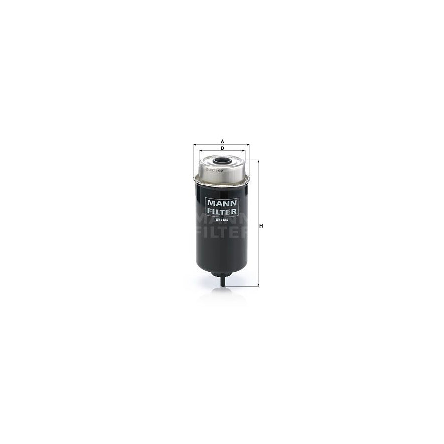 MANN-FILTER WK 8184 Fuel filter Spin-on Filter