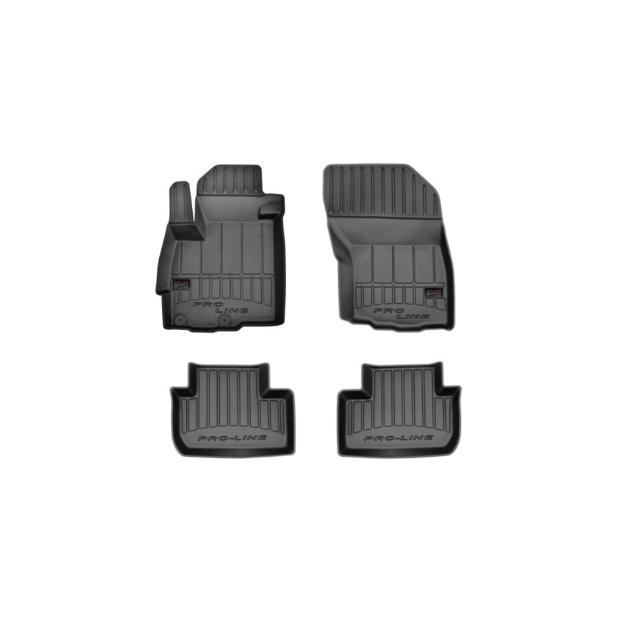 FROGUM Tailored 3D407503 Floor mat set for MITSUBISHI ASX Off-Road (GA0) Elastomer, Front and Rear, Quantity: 4, Black, (LHD)