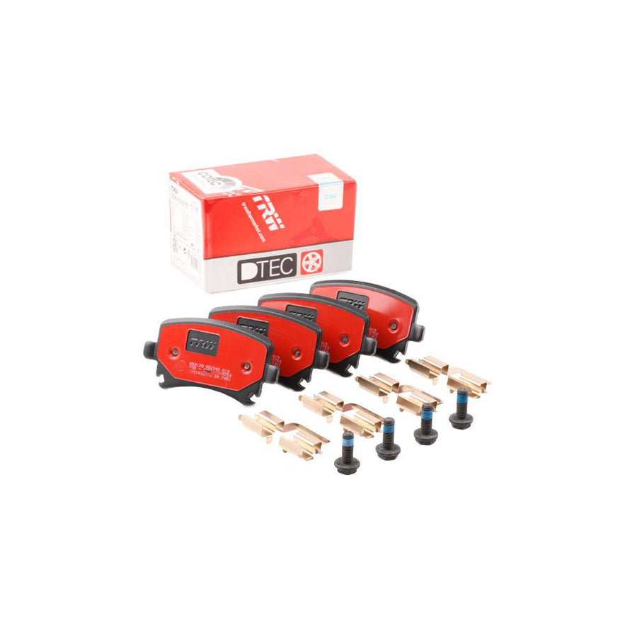 TRW Dtec Cotec Gdb1622Dte Brake Pad Set Not Prepared For Wear Indicator With Brake Caliper Screws With Accessories