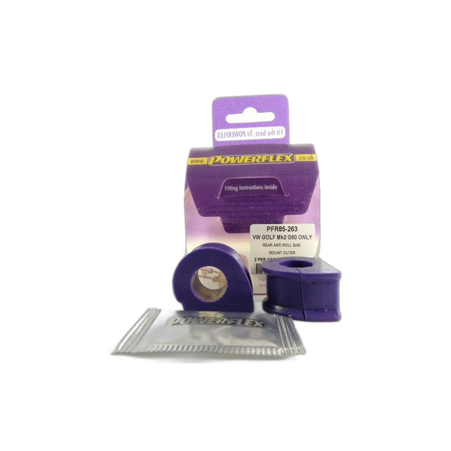 Powerflex PFR85-263 VW Golf Rear Anti Roll Bar Inner Bush 18.5mm | Duco Car Parts UK Car Parts