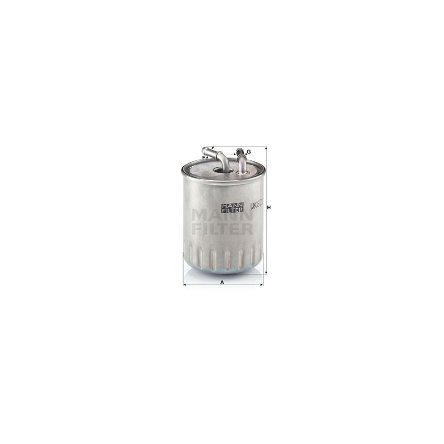MANN-FILTER WK 822/3 Fuel filter In-Line Filter