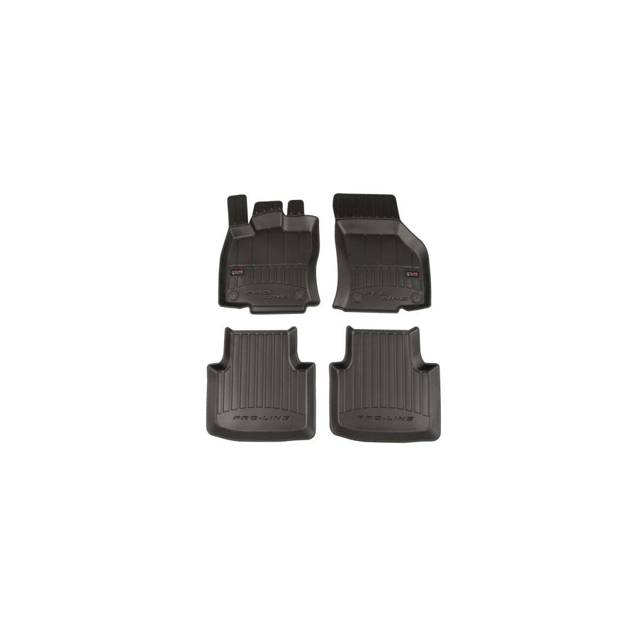 FROGUM Tailored 3D407572 Floor mat set for VW Arteon (3H7) Elastomer, Front and Rear, Quantity: 4, Black, (LHD)