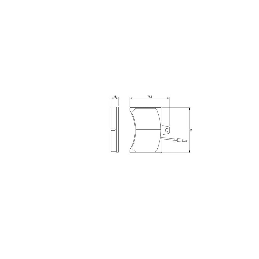 Bosch 0986465941 Brake Pad Set BP676