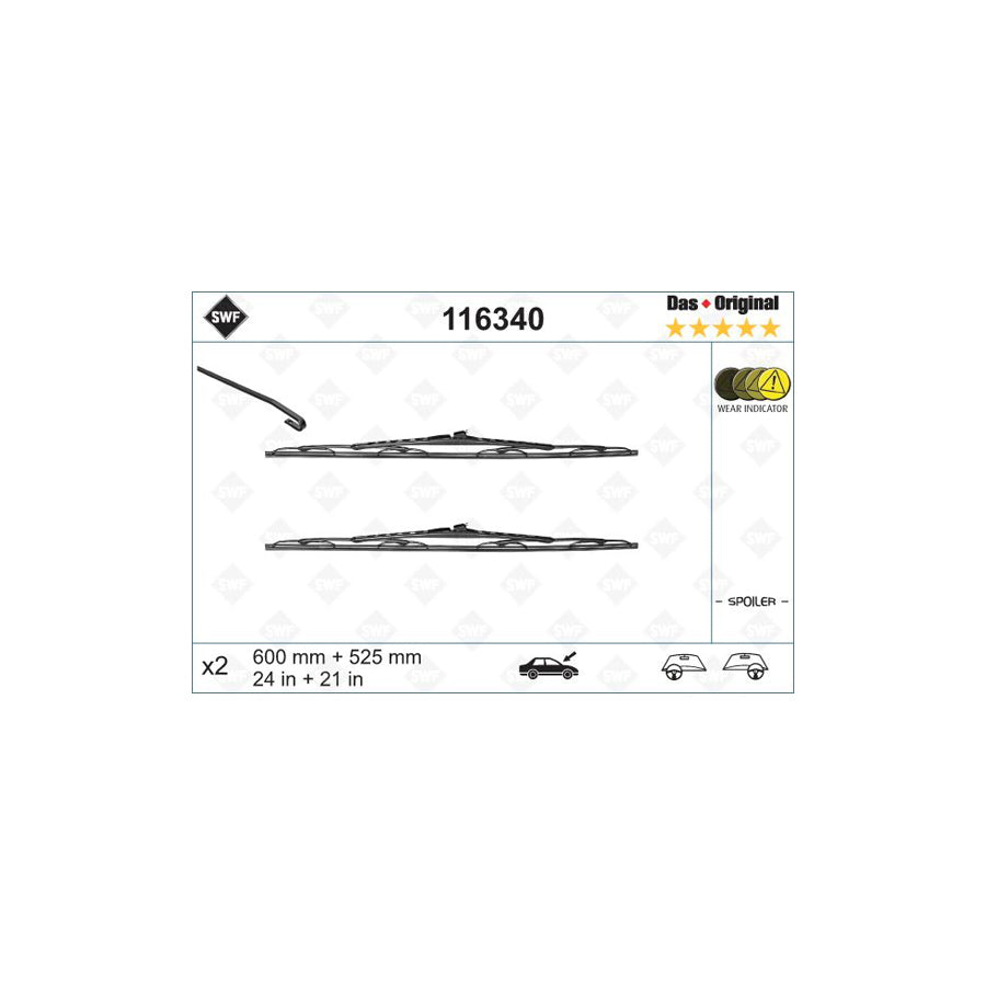 Swf Original 116340 Wiper Blade | Duco Car Parts UK Car Parts