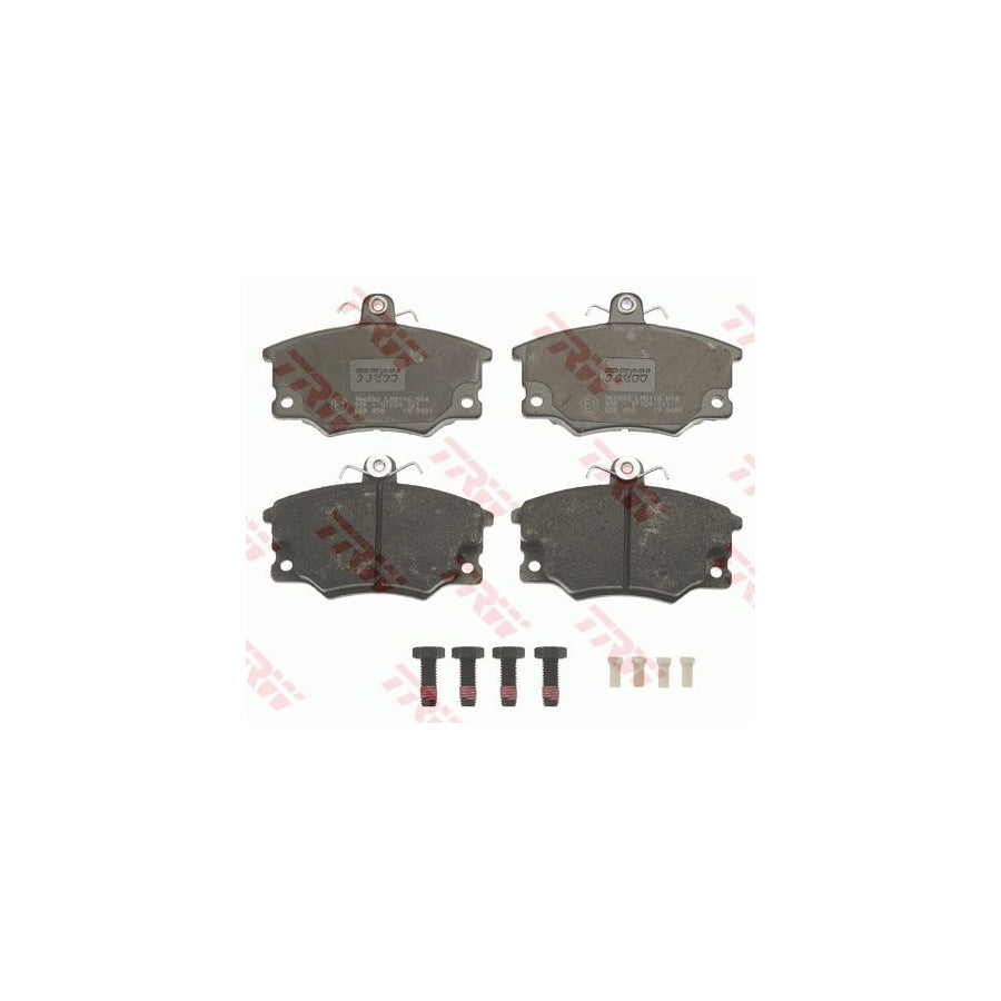 TRW Cotec Gdb458 Brake Pad Set With Acoustic Wear Warning With Brake Caliper Screws With Accessories