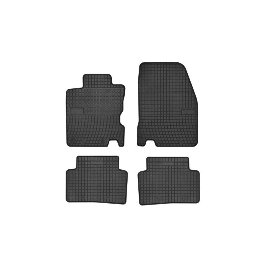 FROGUM Tailored 546658 Floor mat set for RENAULT Kadjar (HA_, HL_) Elastomer, Front and Rear, Quantity: 4, Black, (LHD)