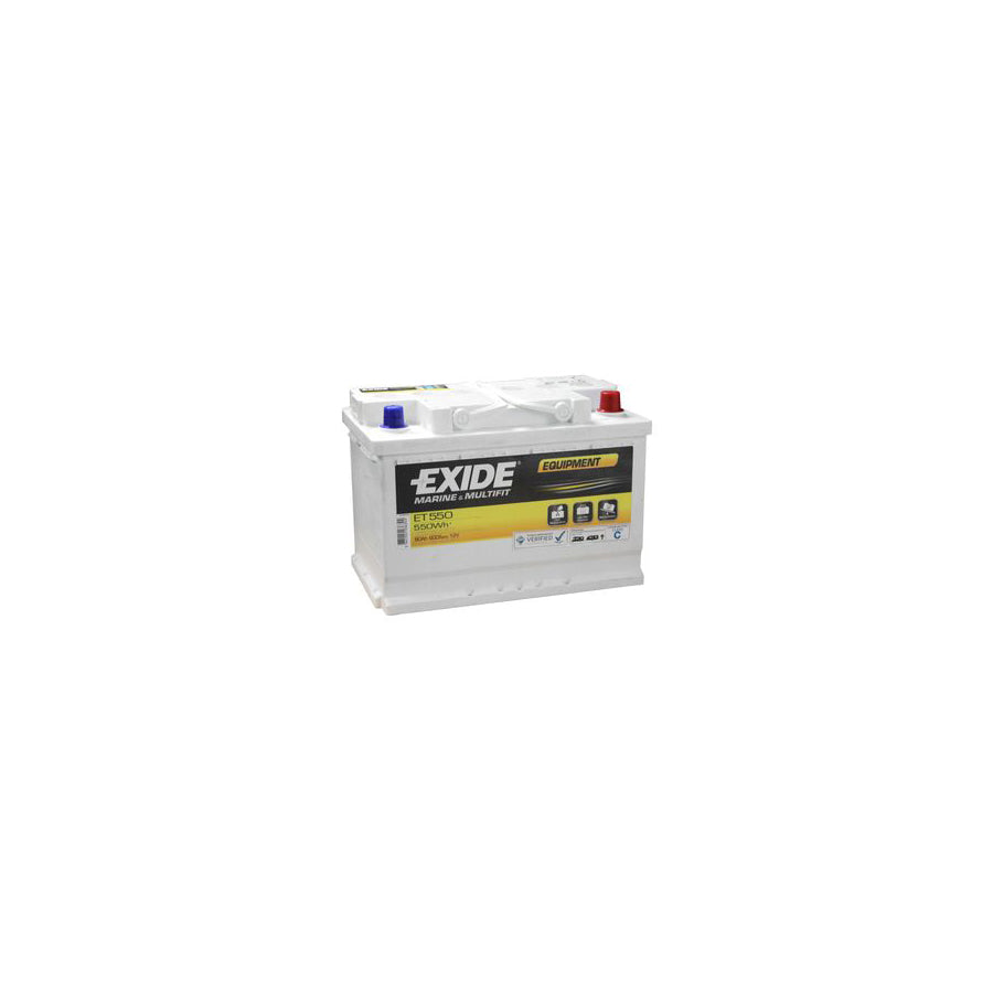 Exide ET550 Equipment Leisure Battery 12V 80A | Duco Car Parts UK Car Parts