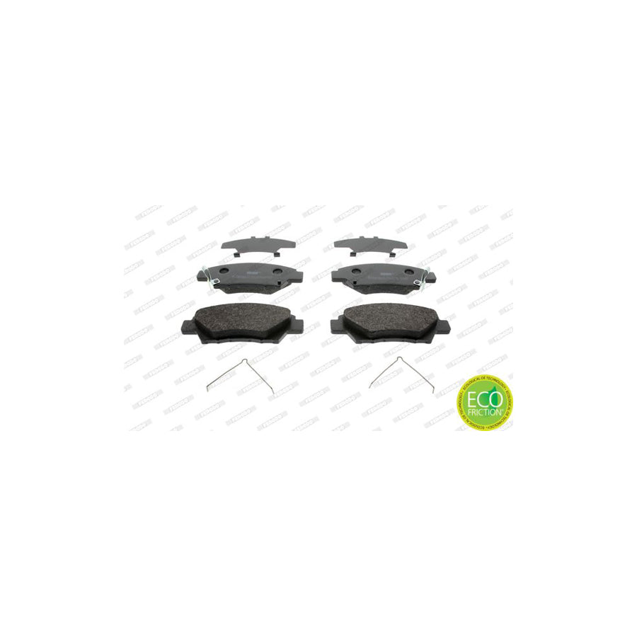 Ferodo Premier Eco Friction Fdb4404 Brake Pad Set With Acoustic Wear Warning With Accessories