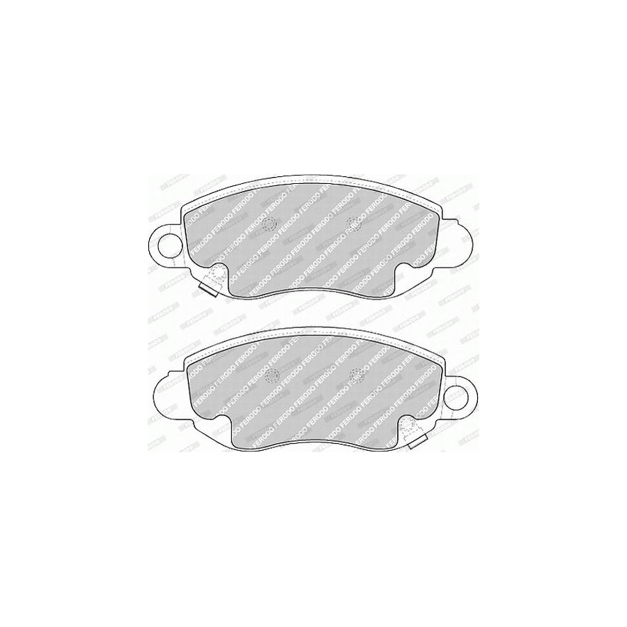 Ferodo Premier Eco Friction Fvr1381 Brake Pad Set For Ford Transit With Acoustic Wear Warning With Accessories