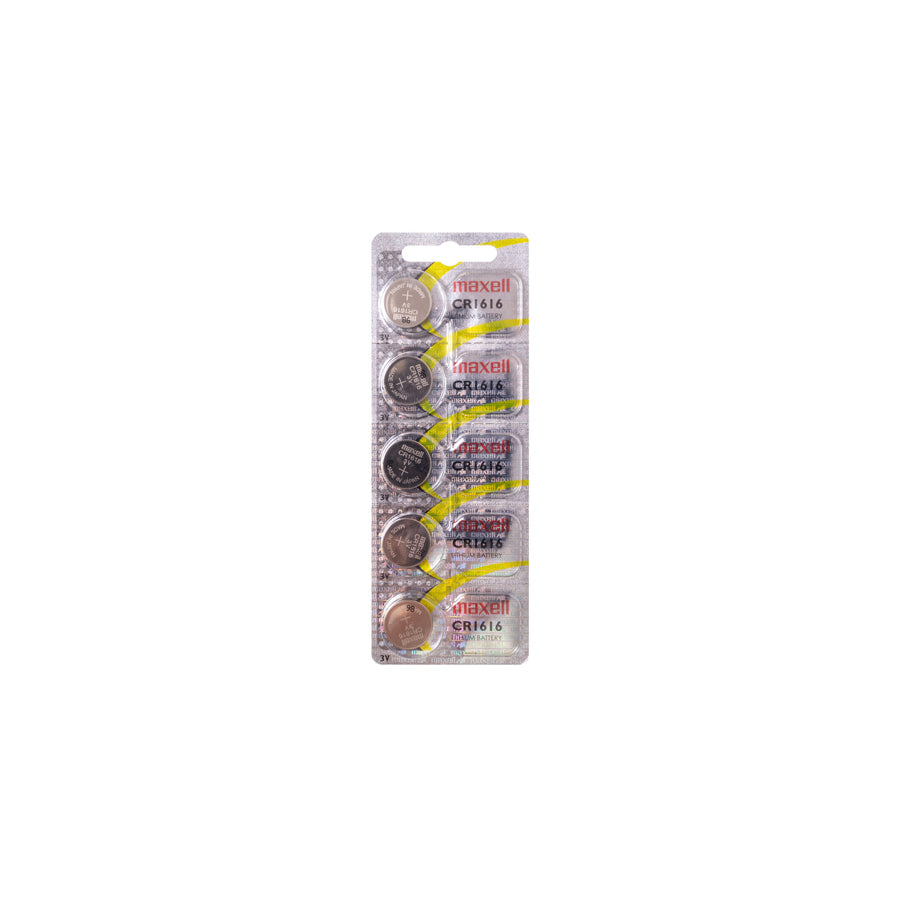 Maxell CR1616 Lithium B5 (Card of 5) | Duco Car Parts UK Car Parts