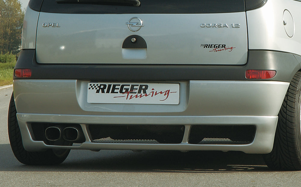 Rieger 00058915 Opel Corsa C Rear Diffuser