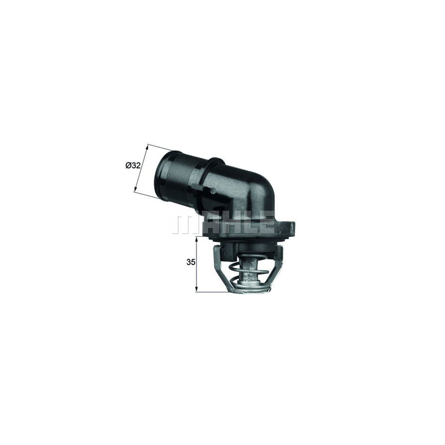 MAHLE ORIGINAL TI 181 89 Engine thermostat Opening Temperature: 89°C, without gasket / seal