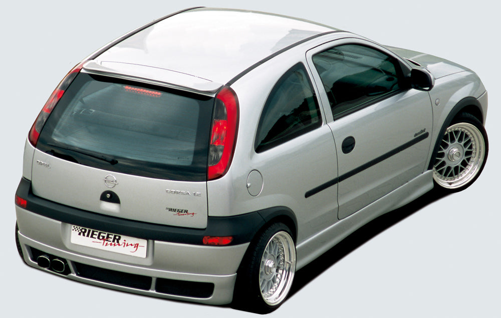 Rieger 00058915 Opel Corsa C Rear Diffuser