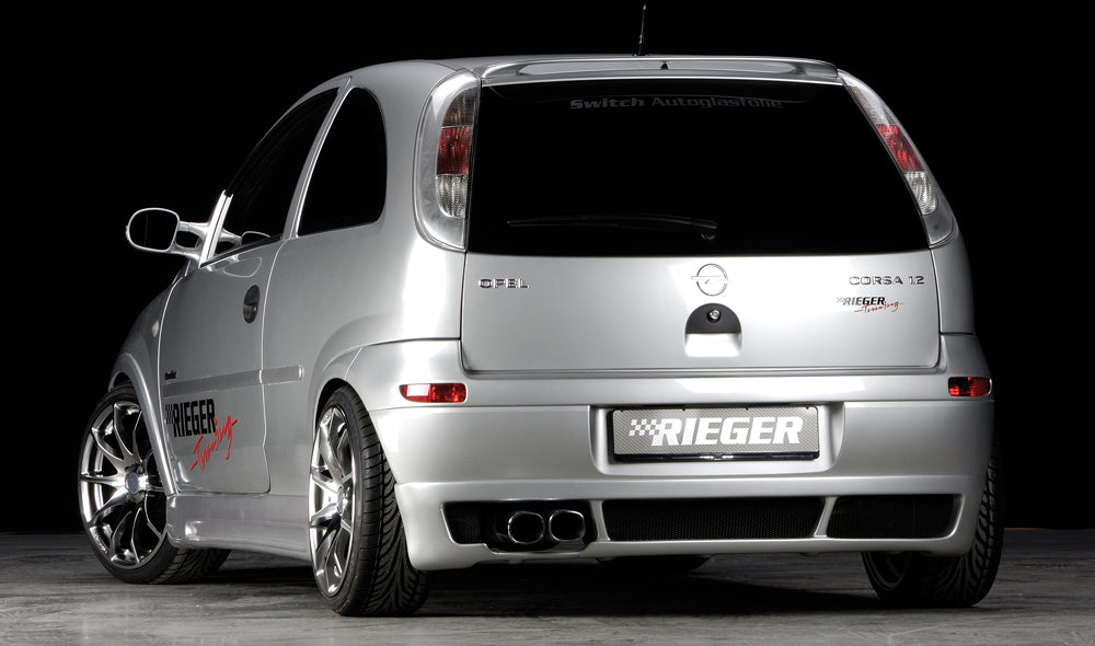 Rieger 00058915 Opel Corsa C Rear Diffuser