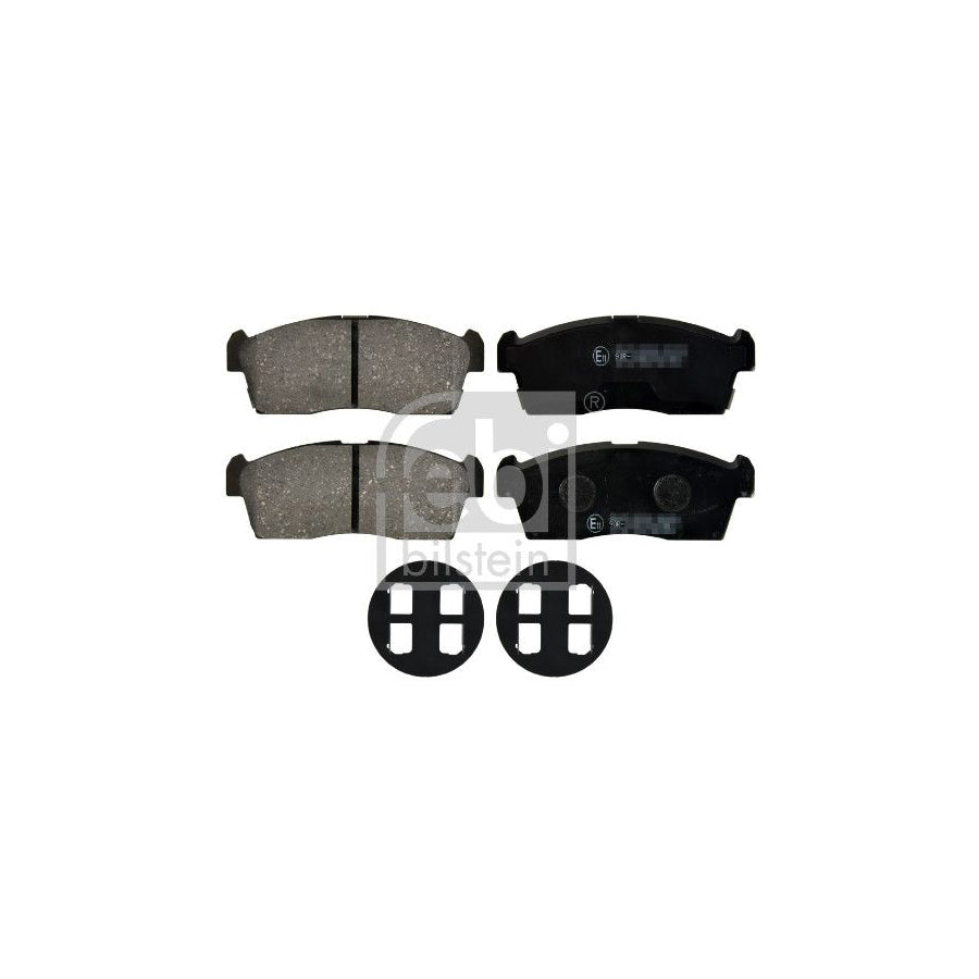 Febi Bilstein 16740 Brake Pad Set Front Axle Excl Wear Warning Contact
