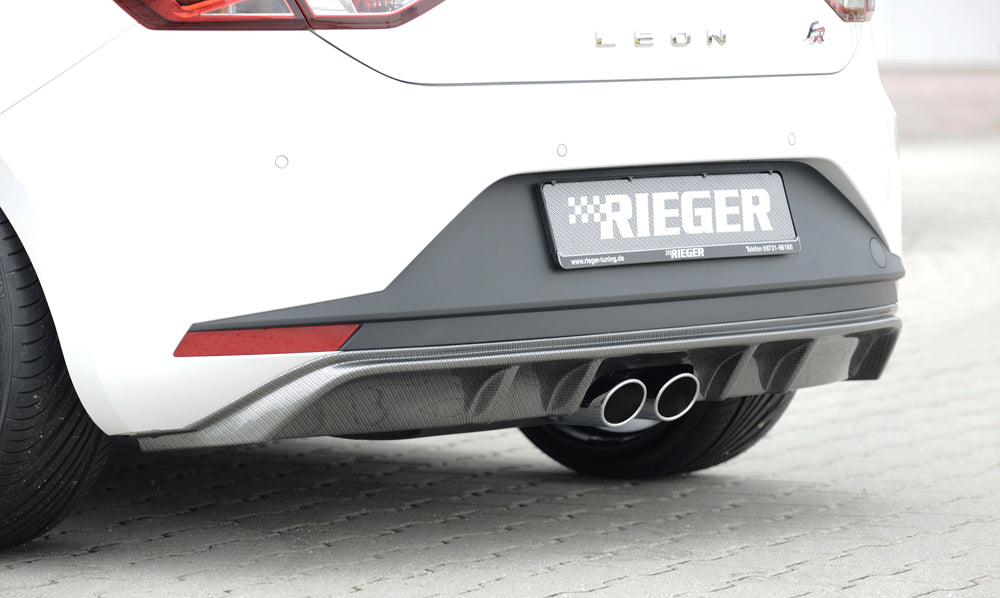 Rieger 00099185 SEAT 5F Leon FR Rear Diffuser