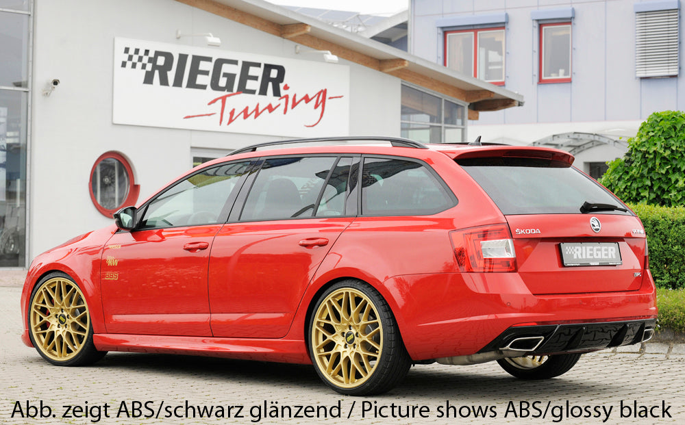 Rieger 00079015 Skoda 5E Octavia RS Rear Diffuser