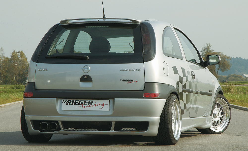 Rieger 00058915 Opel Corsa C Rear Diffuser