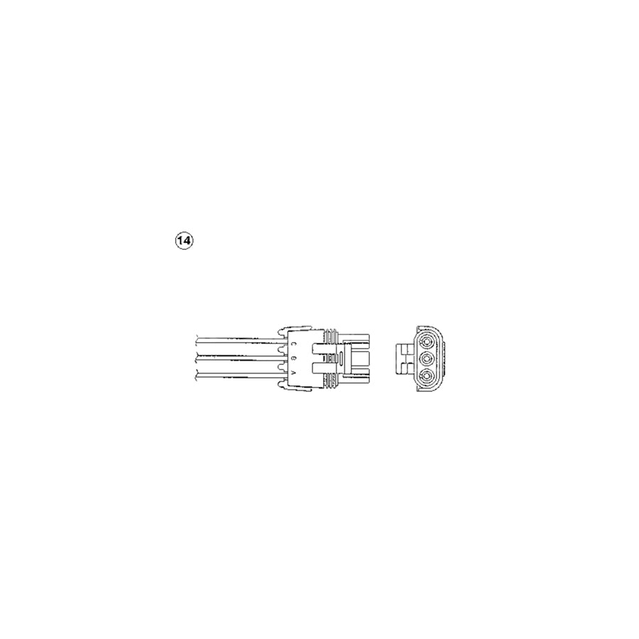 NTK Lambda Sensor / O2 Sensor (NGK 0145) - OZA55-R4
