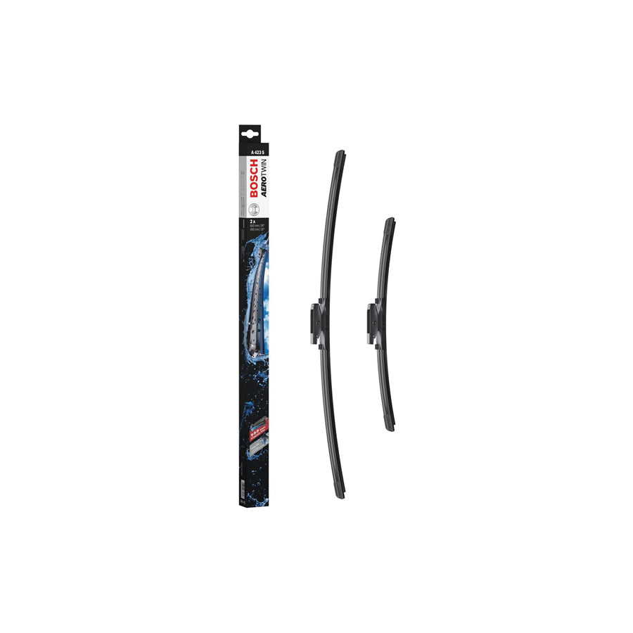 Bosch Aerotwin Flat Wiper Blade Set A556S Front
