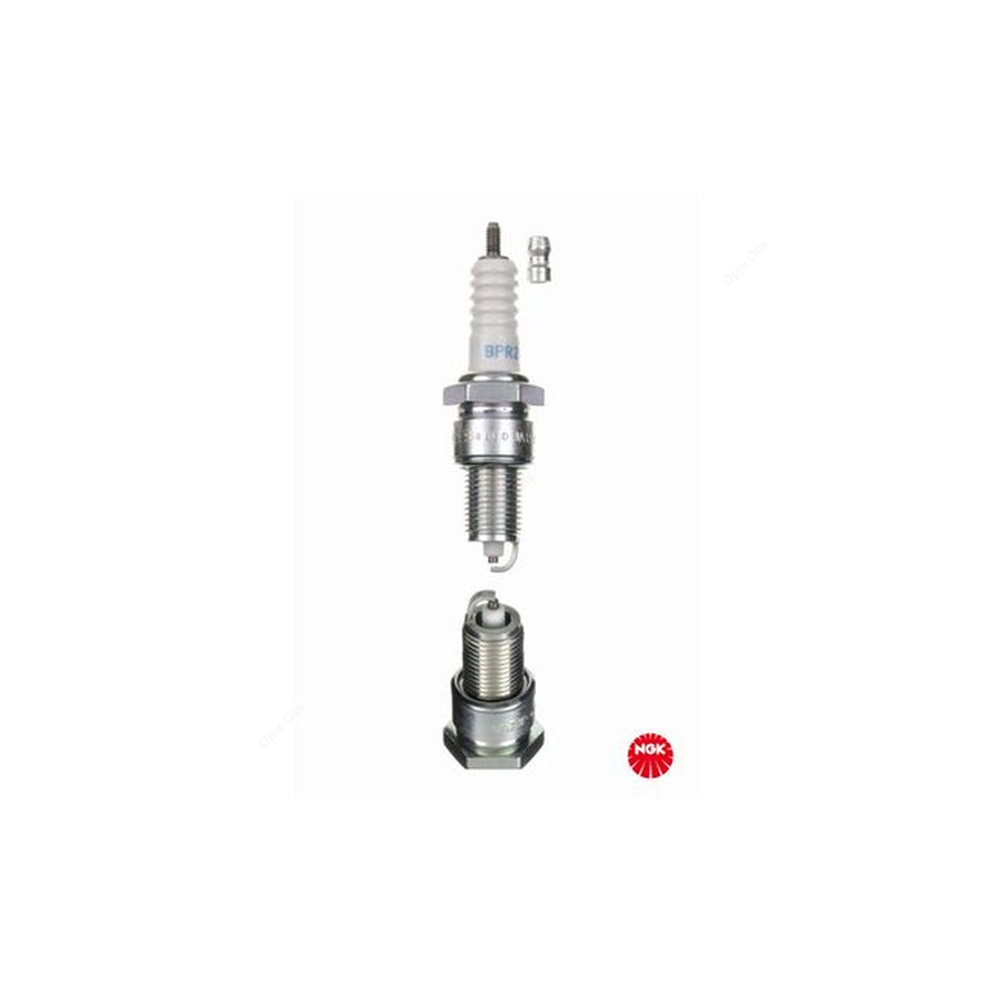 NGK BPR2ES (2264) - Standard Spark Plug / Sparkplug - Extended Projection