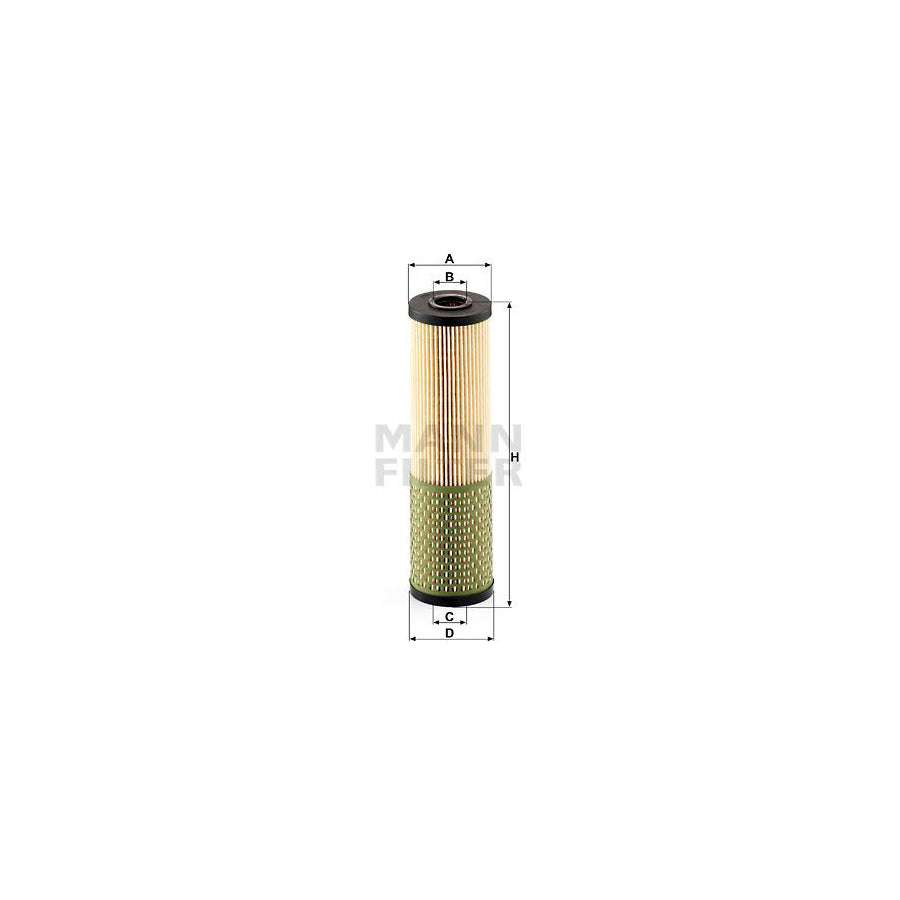 MANN-FILTER HU 736 x Oil Filter with seal, Filter Insert