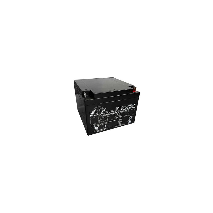 Leoch LPC12-26 AGM Battery 12V 26Ah