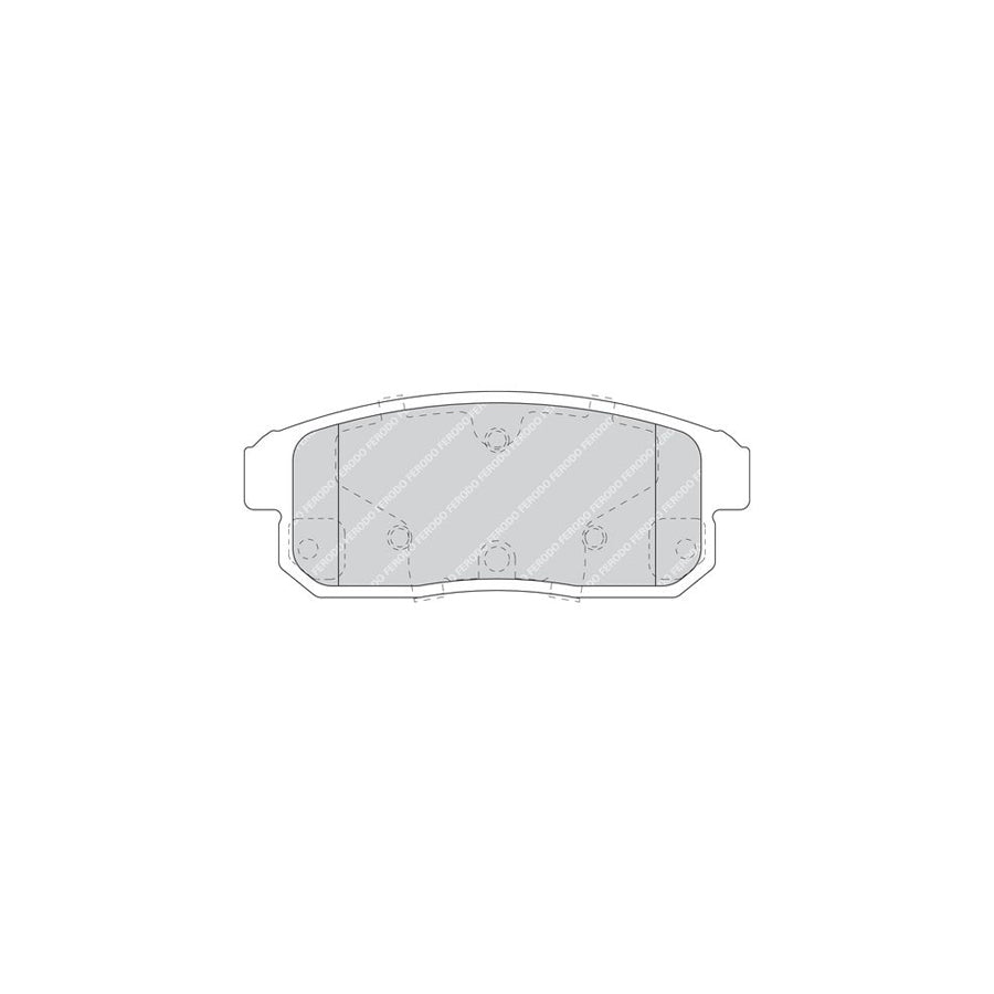 Ferodo Premier Fdb1759 Brake Pad Set With Acoustic Wear Warning Without Accessories