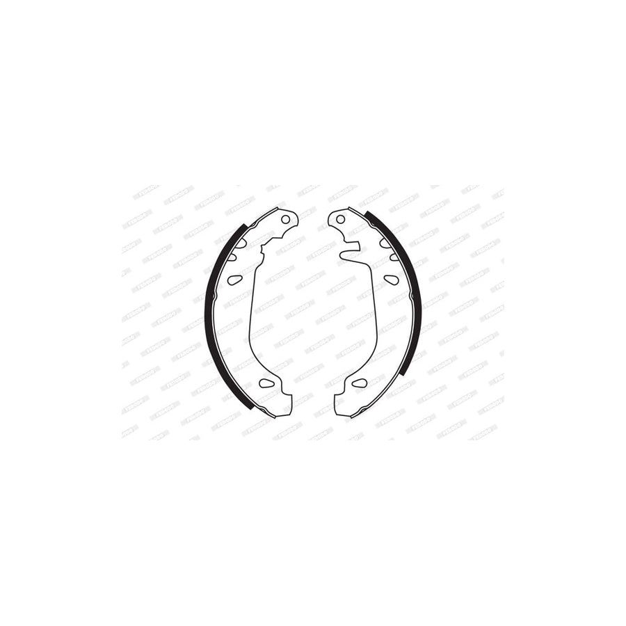 FERODO PREMIER FSB337 Brake Shoe Set with accessories