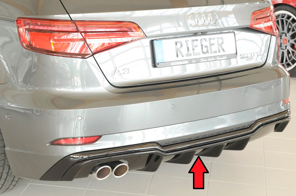 Rieger 00088180 Audi 8V A3 Rear Diffuser