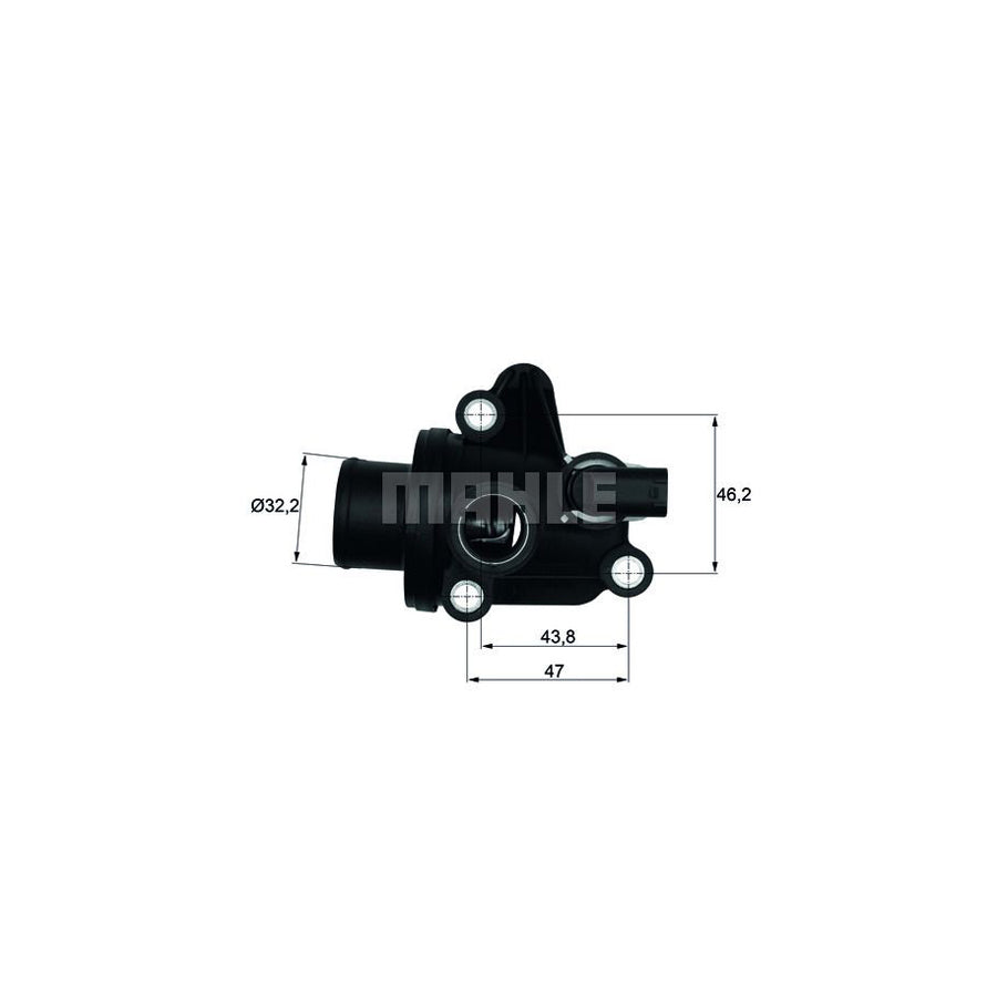 MAHLE ORIGINAL TI 33 87 Engine thermostat Opening Temperature: 87°C, with seal