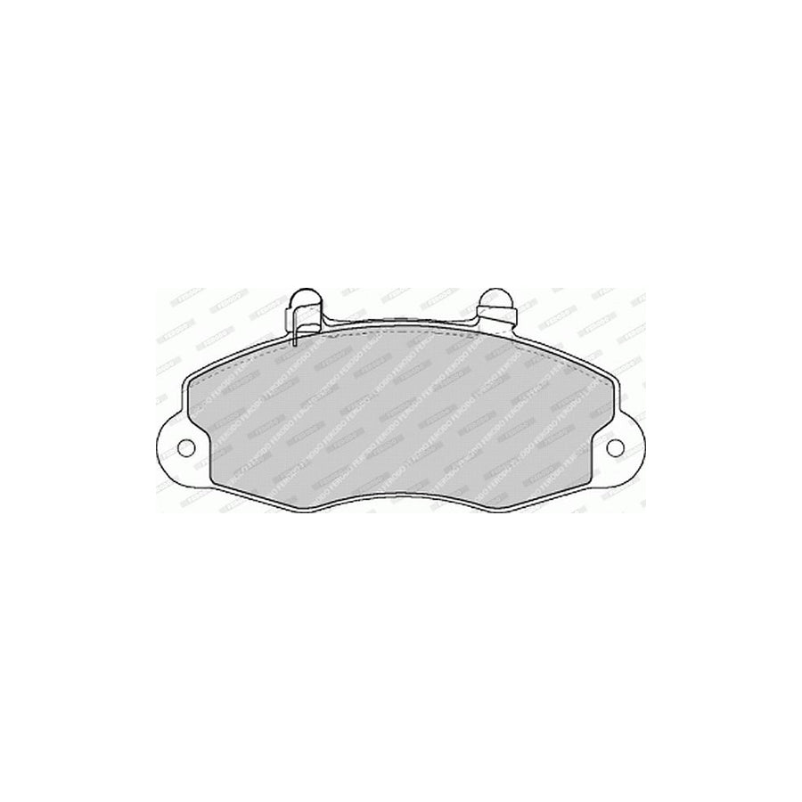 Ferodo Premier Eco Friction Fvr1338 Brake Pad Set For Ford Transit Not Prepared For Wear Indicator With Accessories