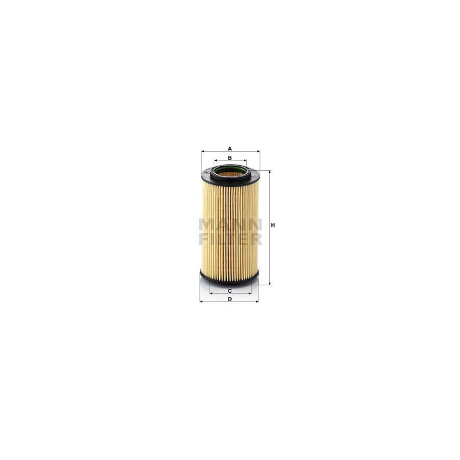 MANN-FILTER HU 824 x Oil Filter with seal, Filter Insert
