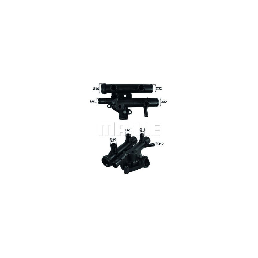 MAHLE ORIGINAL TI 259 83D Engine thermostat Opening Temperature: 83°C, with seal