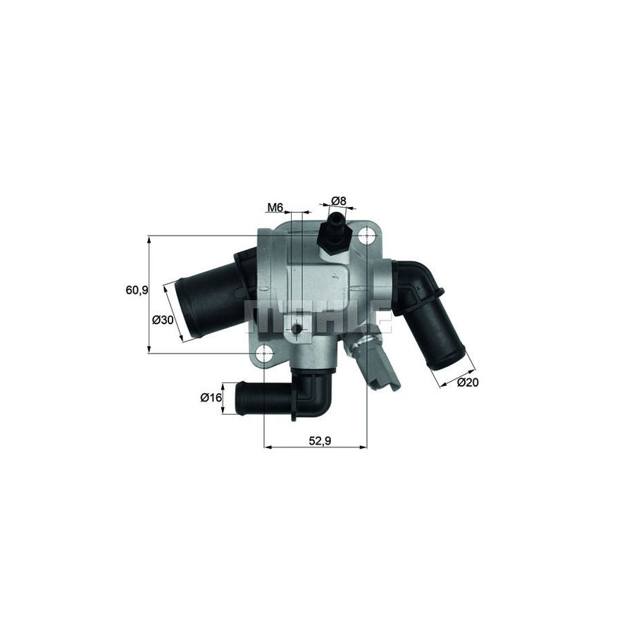 MAHLE ORIGINAL TI 173 88 Engine thermostat Opening Temperature: 88°C, with seal
