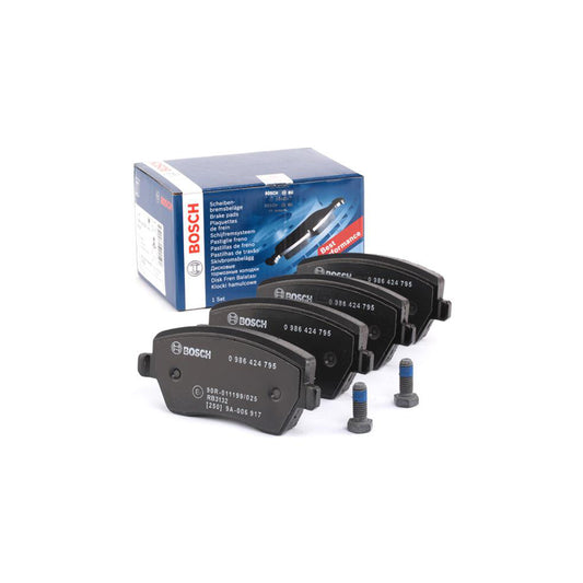 Bosch 0986424795 Brake Pad Set With Bolts Screws BP2697