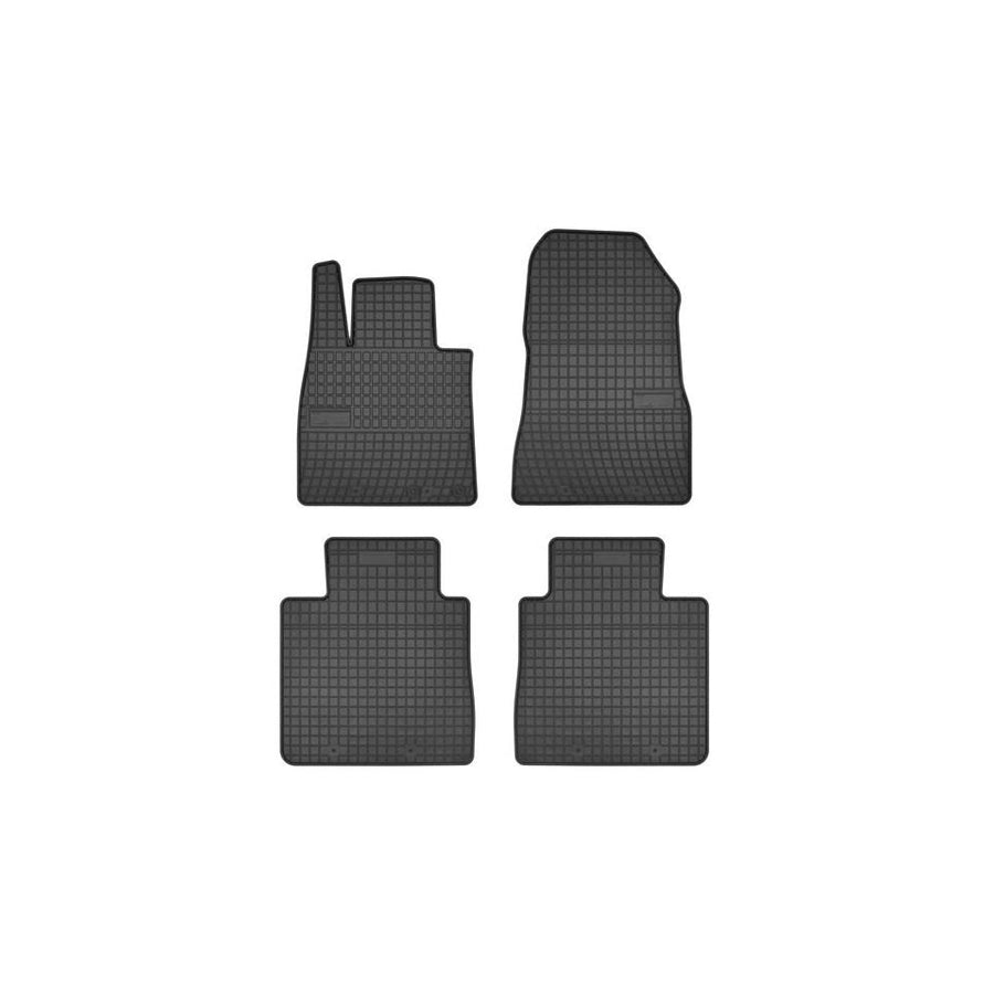 FROGUM Tailored 0456 Floor mat set for NISSAN Note II Hatchback (E12) Elastomer, Front and Rear, Quantity: 4, Black, (LHD)