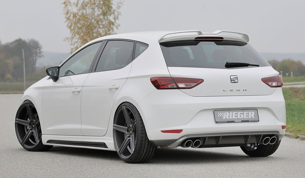 Rieger 00099188 Seat 5F Right Side Skirt (Leon FR & Leon Cupra & Leon) - Carbon-Look