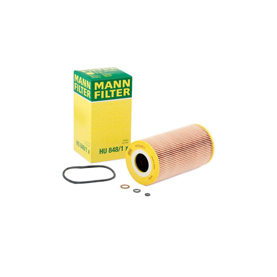 MANN-FILTER HU 848/1 x Oil Filter with seal, Filter Insert