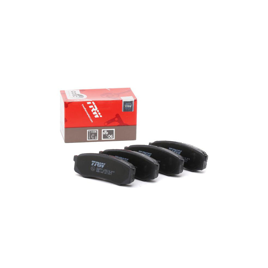 TRW Cotec Gdb1182 Brake Pad Set Not Prepared For Wear Indicator