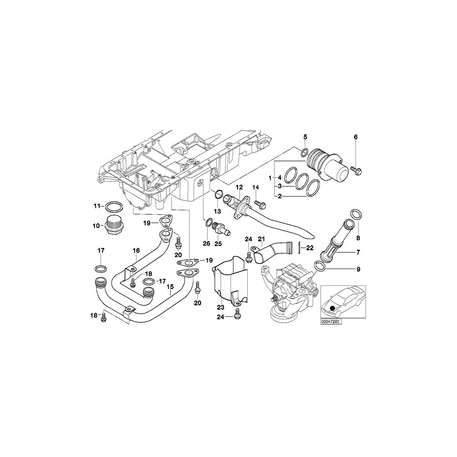 Genuine BMW 11137831508 E52 Gasket (Inc. ALPINA V8 & Z8) | Duco Car Parts UK Car Parts